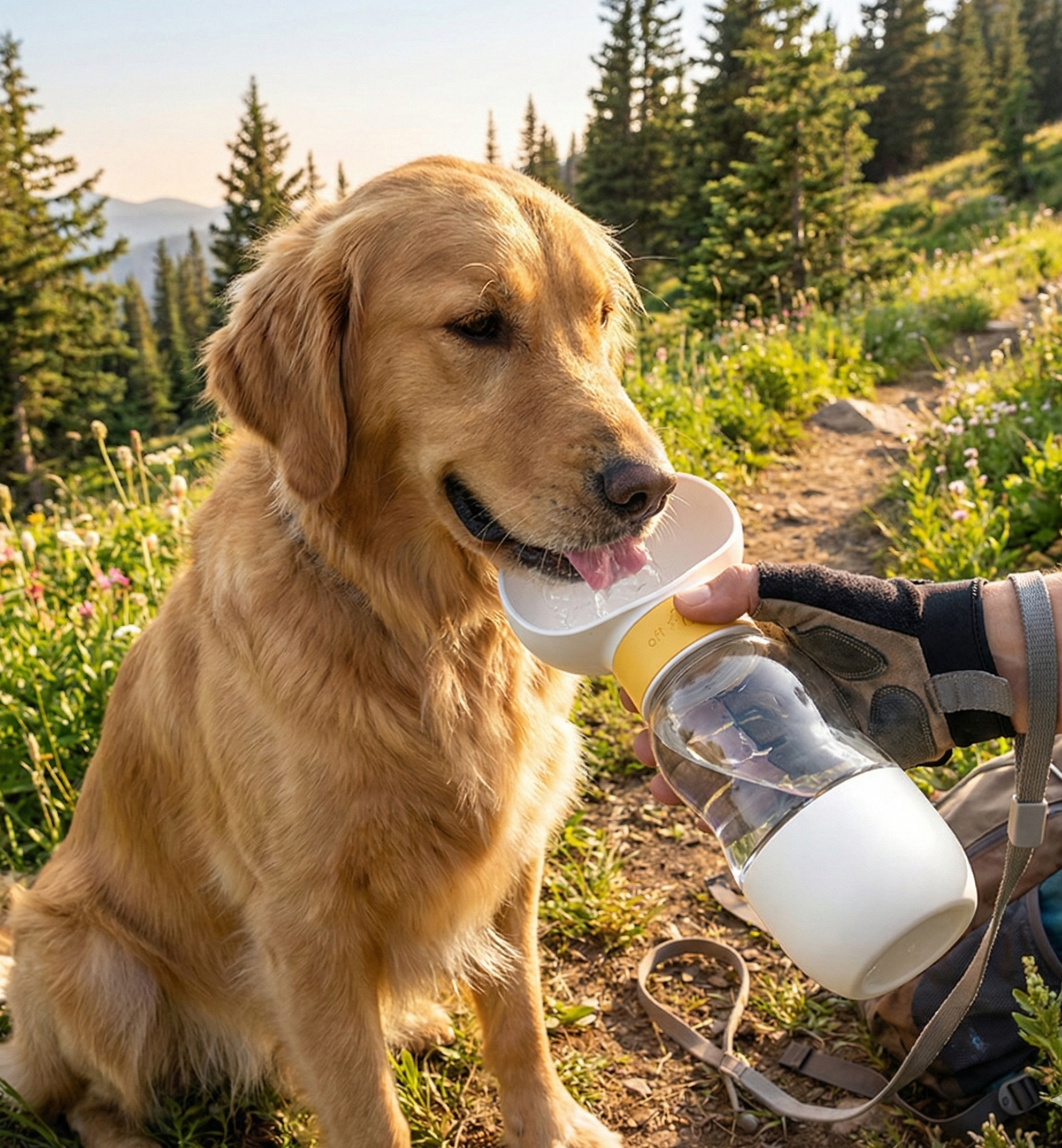 Noola™ – Dispenser Portatile 2-in-1 Acqua + Snack per Cani e Gatti